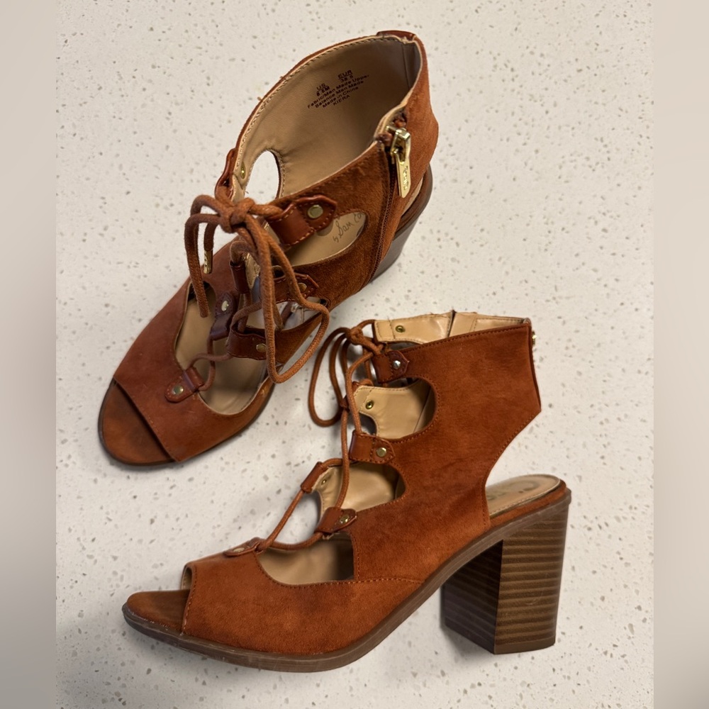 Circus by Sam Edelman Kiera Ghillie Block Heel, size 8.5